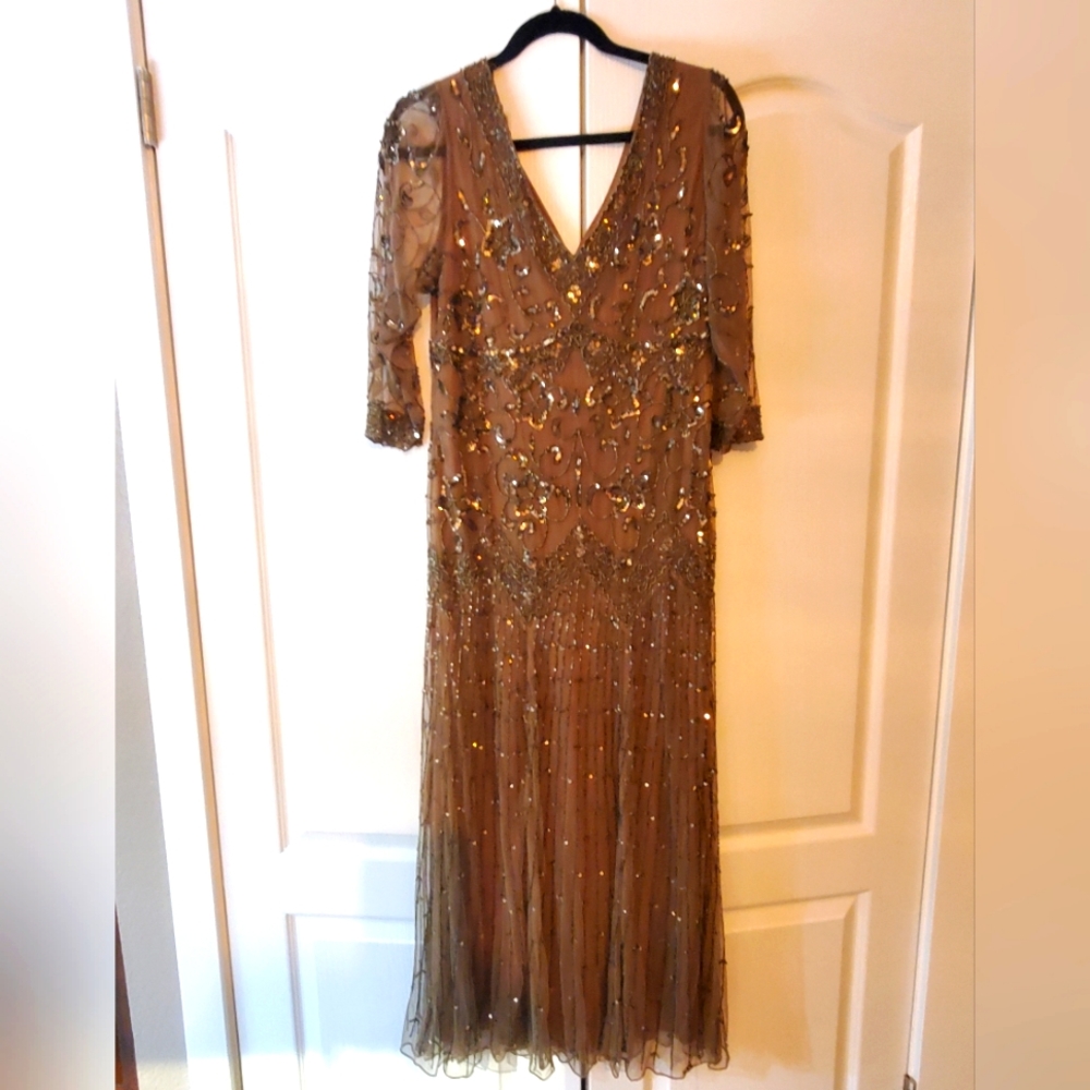 Glamorous Embellished Evening Maxi Dress